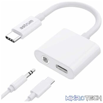 USB-C to Audio Aux DAC + USB-C Adapter  AS045
